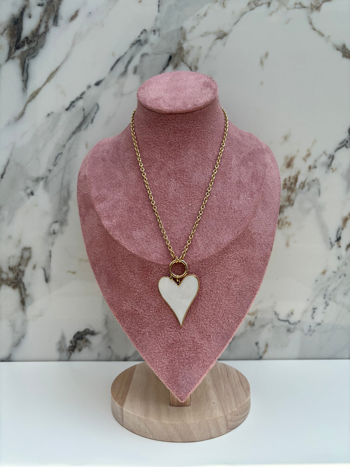 Collana CUORE MADREPERLA