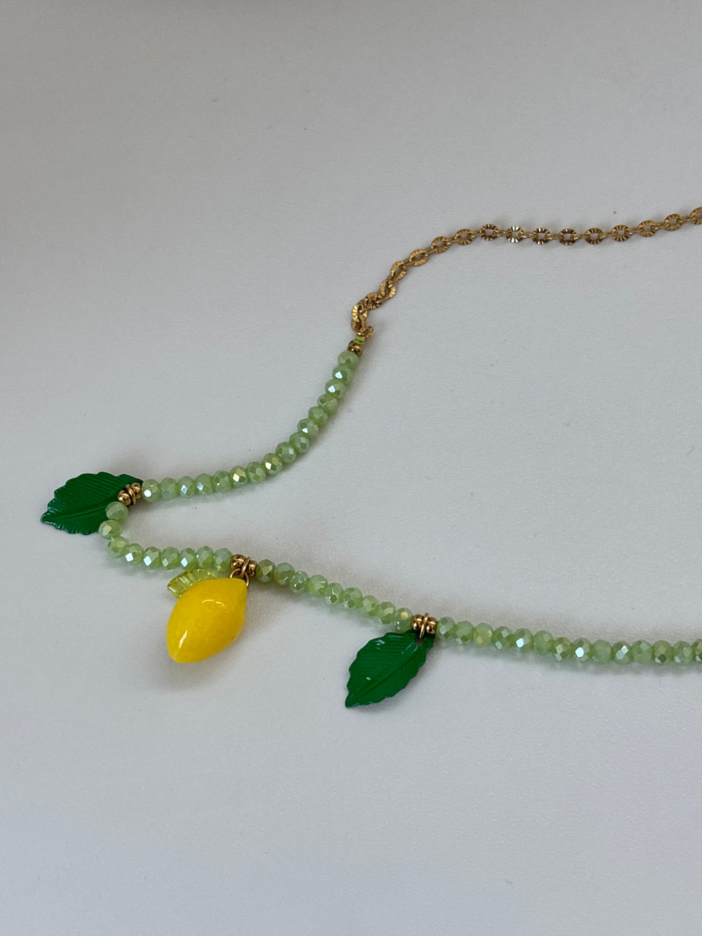 Collana LIMONI FOGLIE