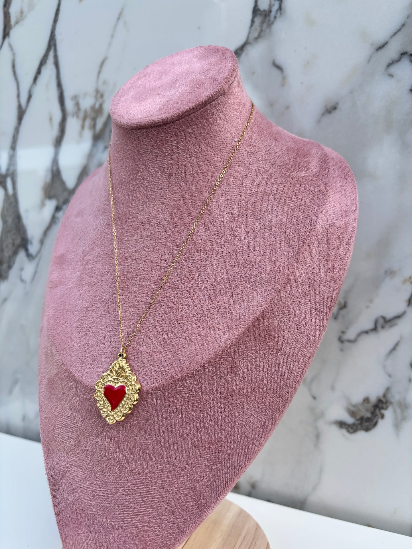 Collana SACRA RED ORO