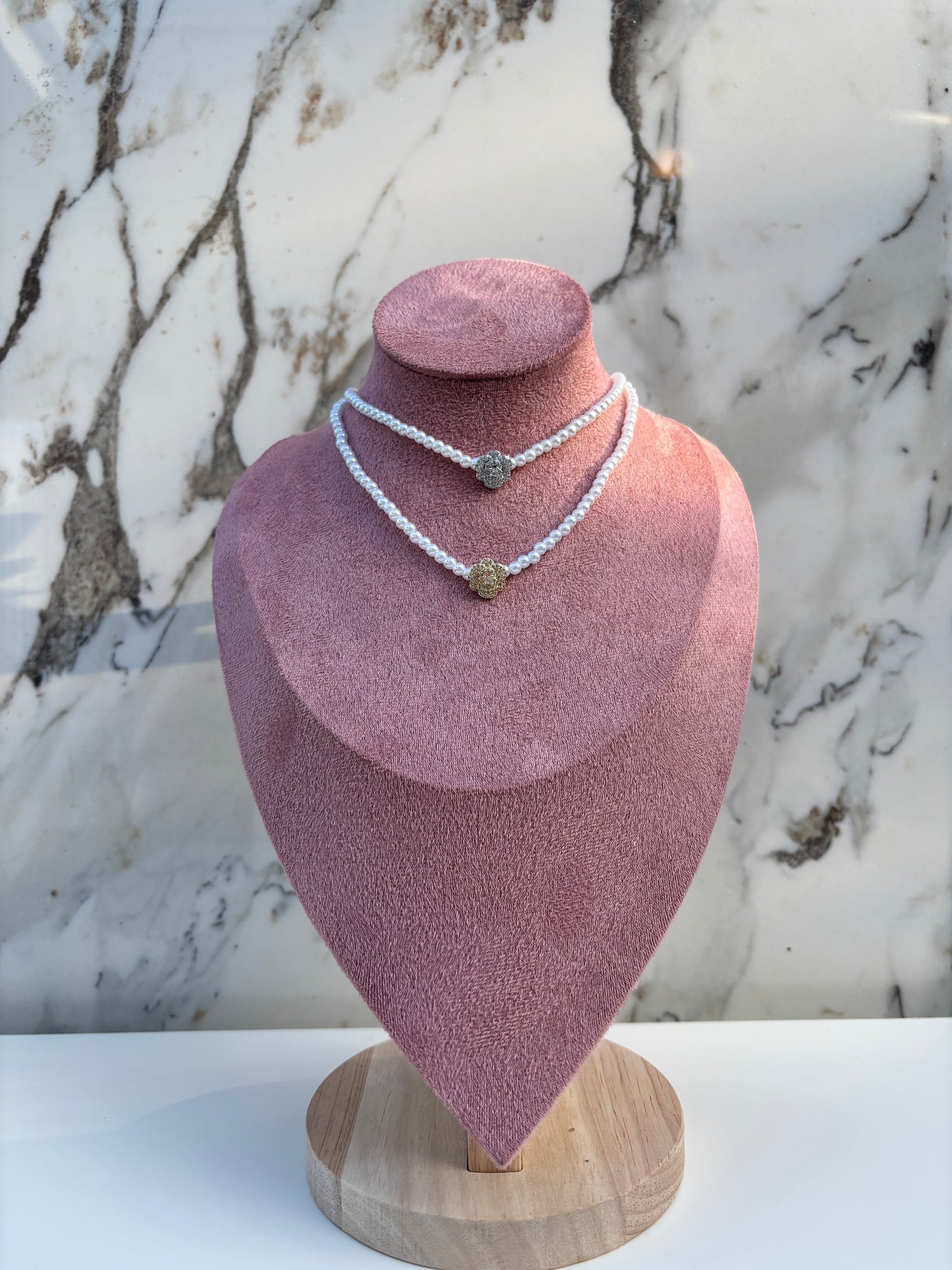 Collana CAMELIA PERLE