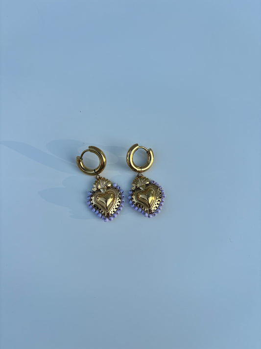 Orecchini CUORE SACRO SMALL ORO