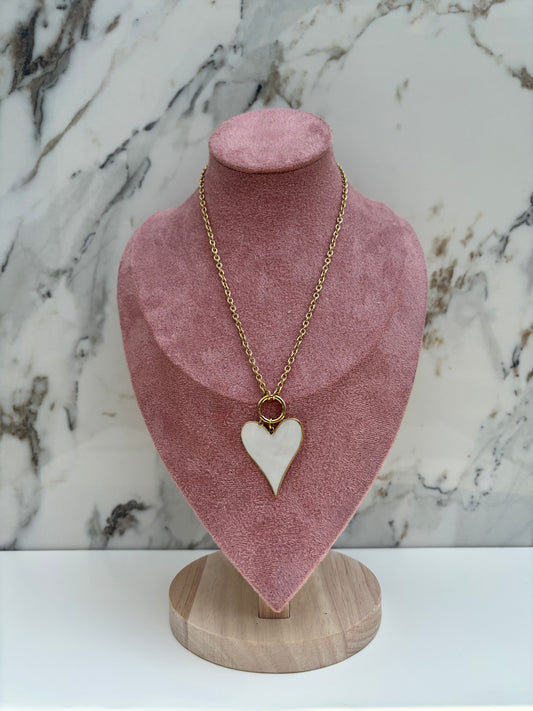 Collana CUORE MADREPERLA