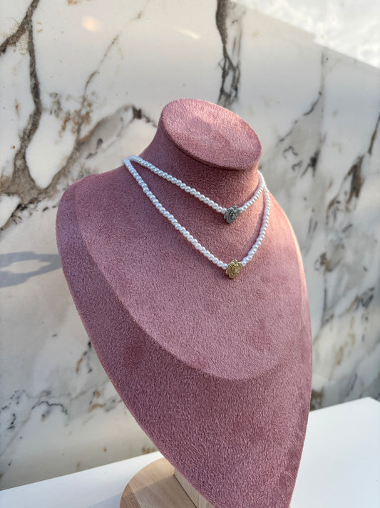 Collana CAMELIA PERLE