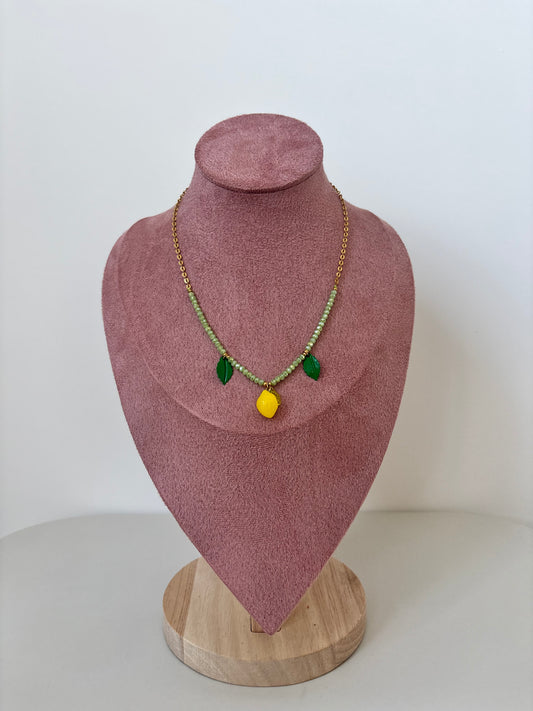 Collana LIMONI FOGLIE